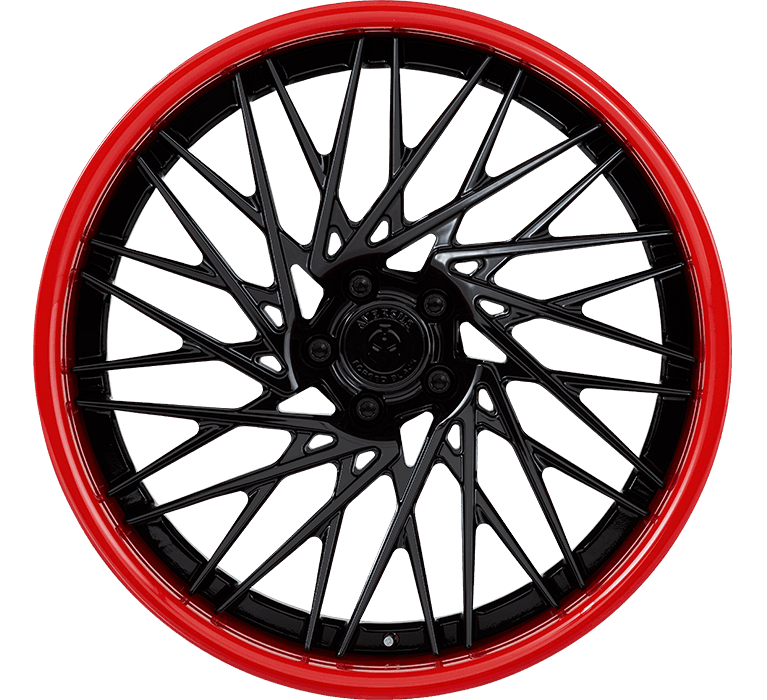 Aversus Forged Wheels A-FB X19 Black Red